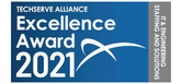 Techserve Alliance excellence award 2021 logo